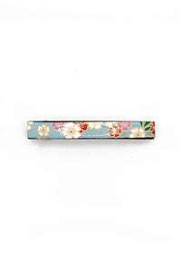 Barrette mince WAKA Oeillet bleu - Fleurs d'Ascenseurs