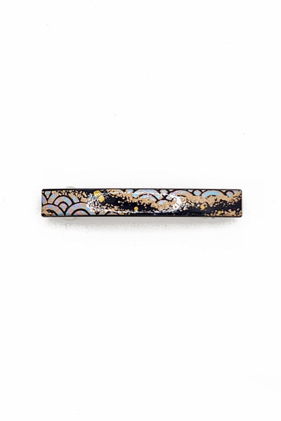 Barrette mince WAKA Vague disco - Fleurs d'Ascenseurs