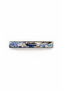 Barrette mince WAKA Monde flottant - Fleurs d'Ascenseurs