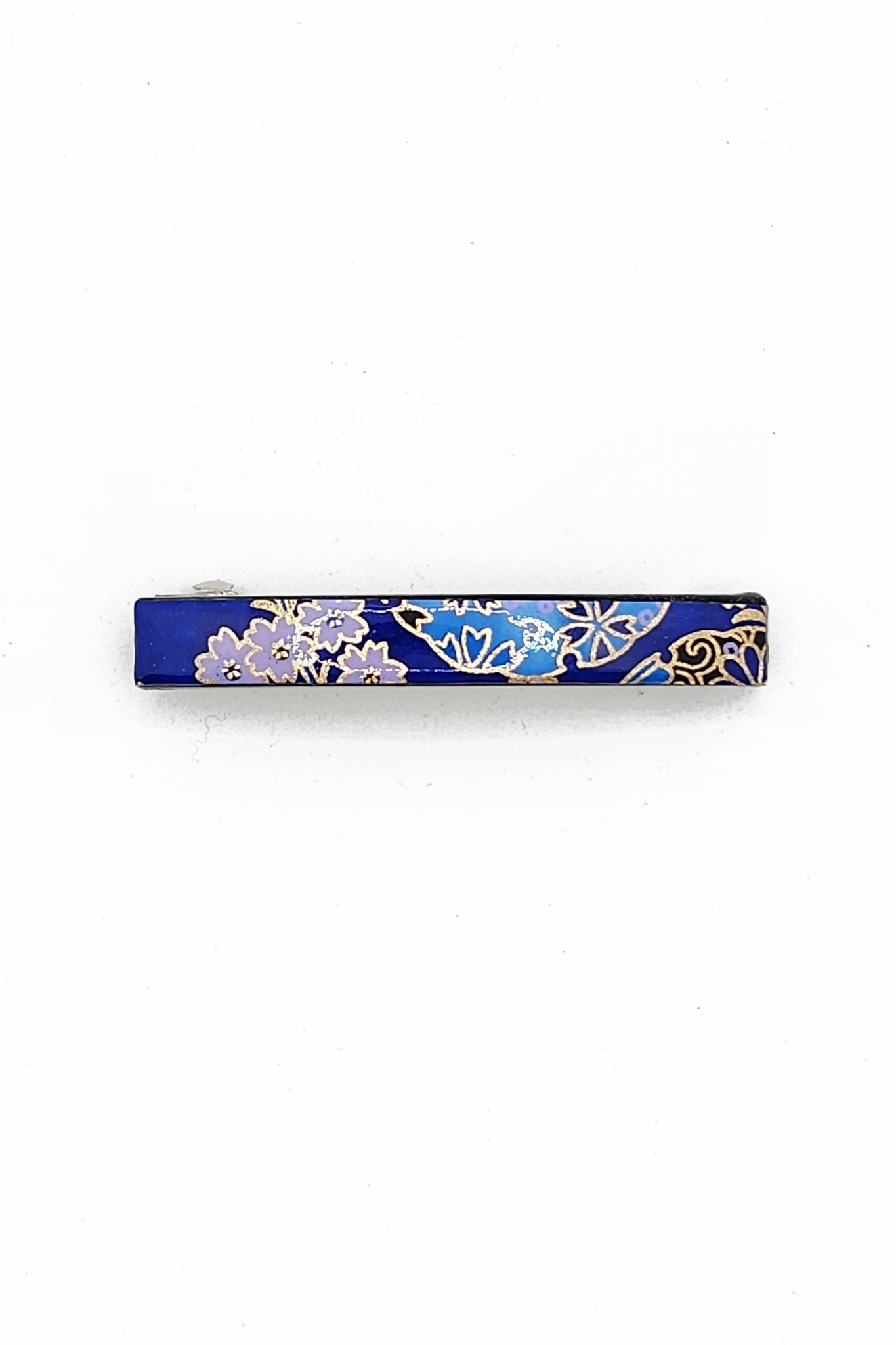 Barrette mince WAKA Cobalt - Fleurs d'Ascenseurs