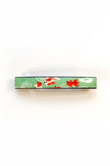 Barrette mince WAKA Poissons vert