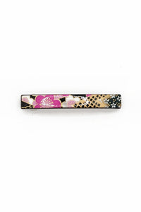 Barrette mince WAKA Emeraude - Fleurs d'Ascenseurs