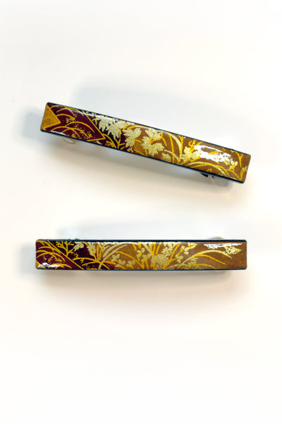 Barrette mince WASHI Herbes folles - Fleurs d'Ascenseurs