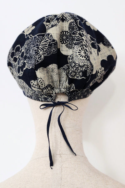 Casquette KAME Nuages indigo - Fleurs d'Ascenseurs