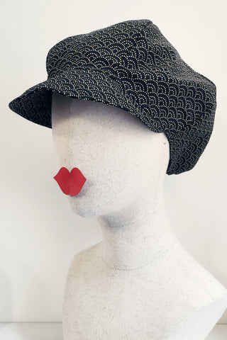 Casquette KAME Nami point noir - Fleurs d'Ascenseurs