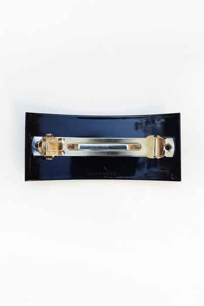 Barrette large TANKA "Ume vert"