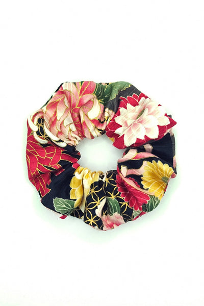 Chouchou tissu japonais fleuri