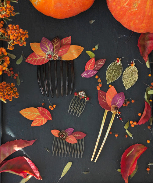 Collection accessoires et bijoux de cheveux Magie d'Automne