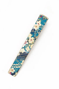 Grande Pince Pélican KANSHI Hanakumo turquoise - Fleurs d'Ascenseurs