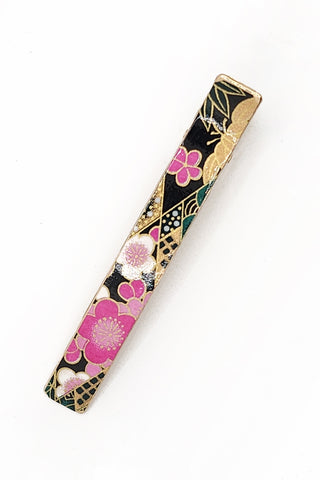 Grande Pince Pélican WASHI Emeraude - Fleurs d'Ascenseurs