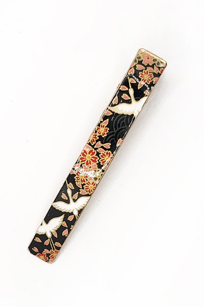 Grande Pince Pélican WASHI Grues noires - Fleurs d'Ascenseurs