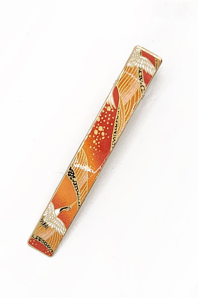 Grande Pince Pélican WASHI Envol orange - Fleurs d'Ascenseurs