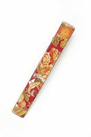 Grande Pince Pélican KANSHI Edo rouge - Fleurs d'Ascenseurs