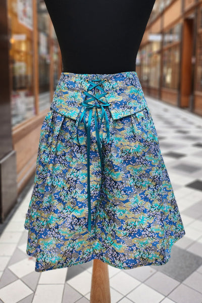 Jupe HANJU Ume turquoise