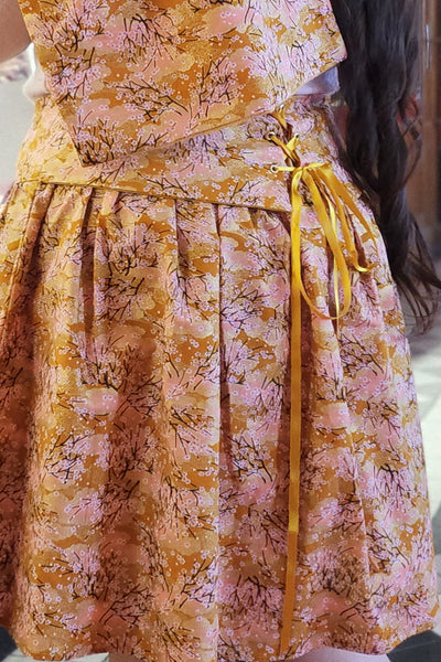 Jupe HANJU Ume jaune