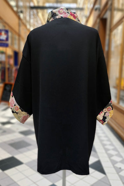Kimono HIME Fleurs et grues - Fleurs d'Ascenseurs