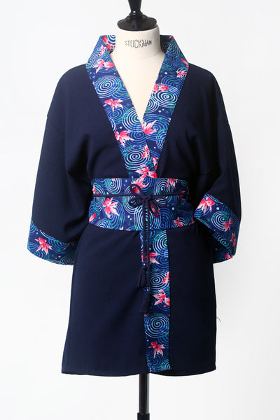 Kimono HIME Poissons rouges - Fleurs d'Ascenseurs