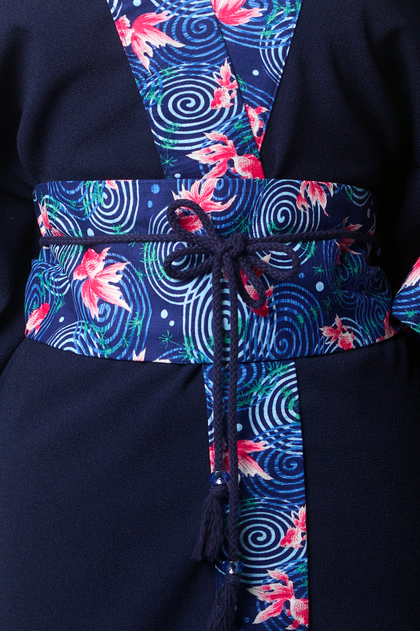 Ceinture OBI Poissons bleus - Fleurs d'Ascenseurs