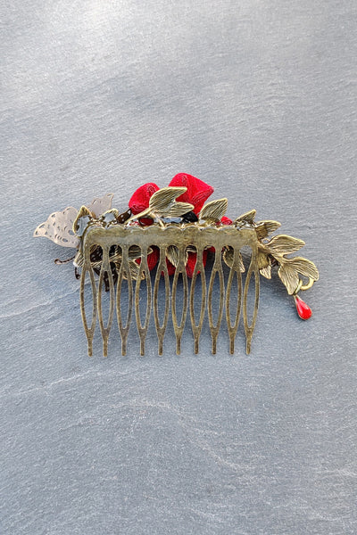 Peigne kanzashi ADORATION