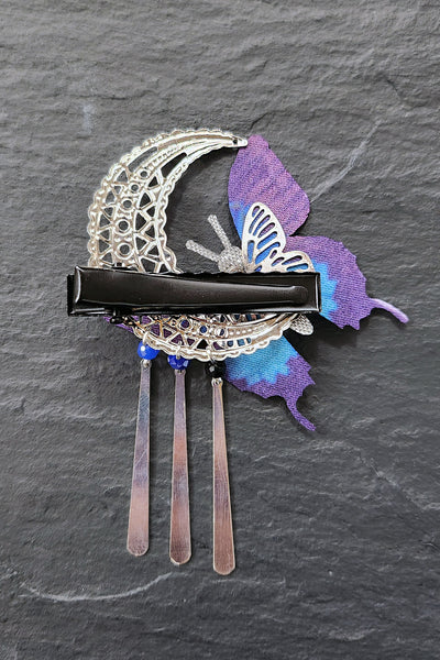 Pince PAPILUNE Bleu roi - Fleurs d'Ascenseurs