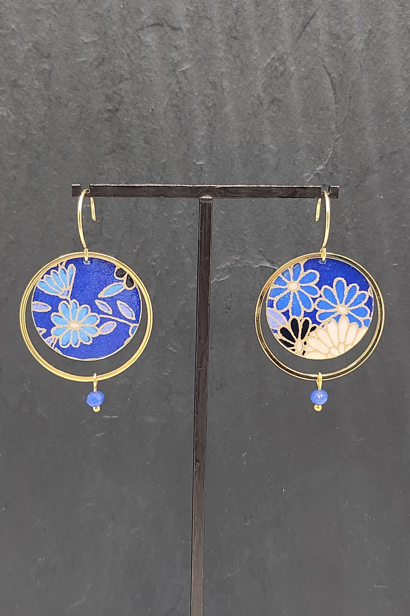 Boucles d'oreilles ASAHI Cobalt
