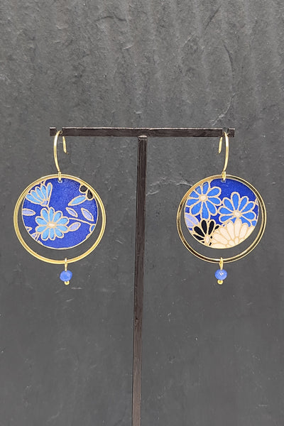 Boucles d'oreilles ASAHI Cobalt