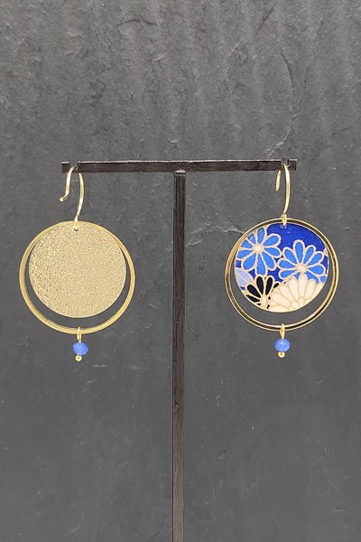 Boucles d'oreilles ASAHI Cobalt