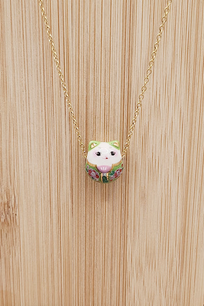 Collier MANEKI NEKO - Fleurs d'Ascenseurs