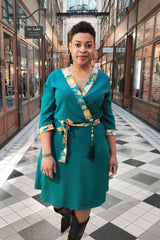 Robe IZUMI Hanabi turquoise T.XL dernière !