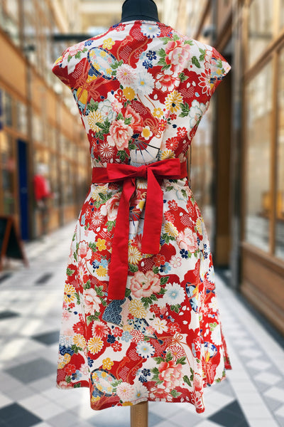 Robe japonaise NOA Tambour joyeux - Fleurs d'Ascenseurs