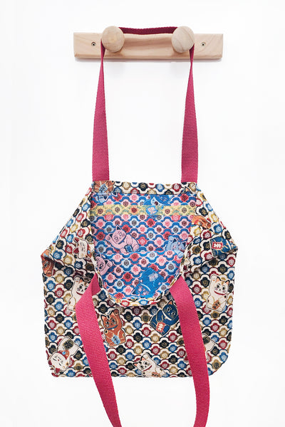 Sac totebag Manekineko - Fleurs d'Ascenseurs