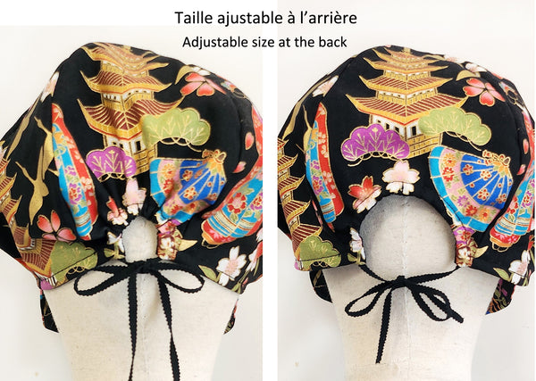 Casquette KAME Ume turquoise