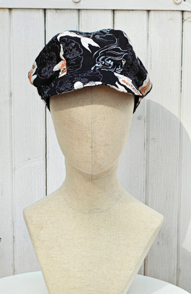 Casquette KAME Carpes noir
