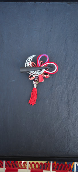 Barrette TOURNESOL Hana rouge