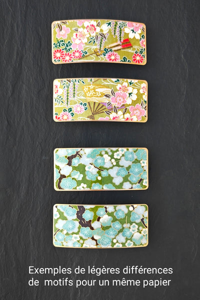 Barrette large TANKA Les Vertes 1