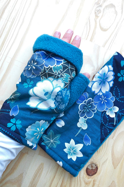 Mitaines KOYUKI Fleurs canard