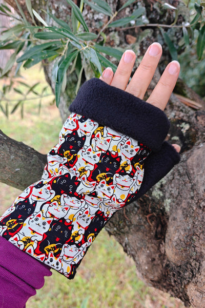 Mitaines KOYUKI Lucky cats