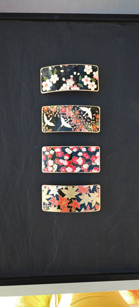 Barrette large TANKA Les Noirs