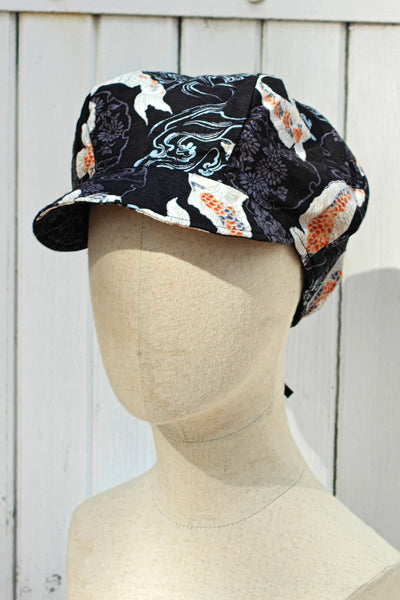 Casquette KAME Carpes noir