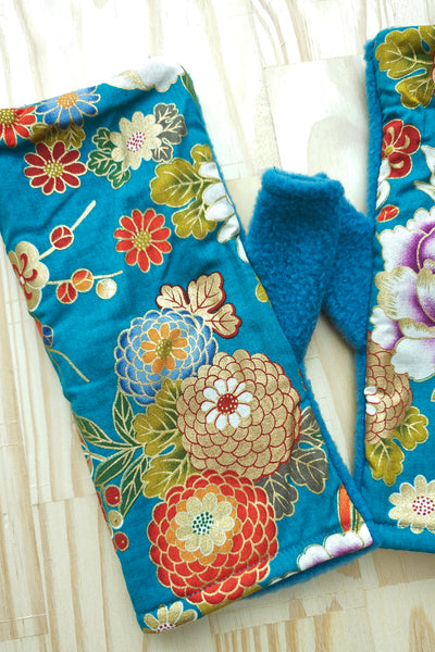 Mitaines KOYUKI Hanabi turquoise