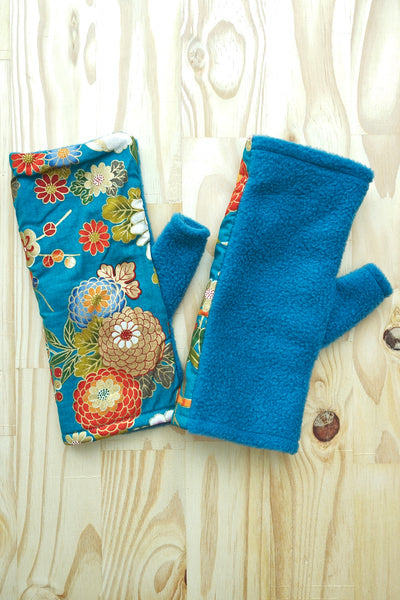 Mitaines KOYUKI Hanabi turquoise