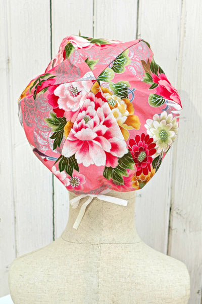 Casquette KAME Grues argent rose