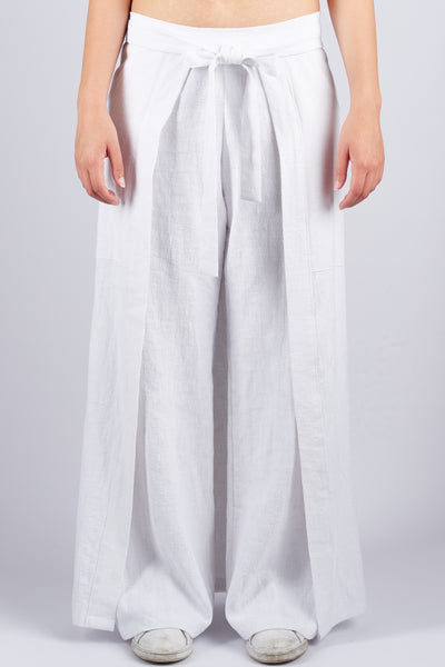 Pantalon PECHEUR blanc - Fleurs d'Ascenseurs