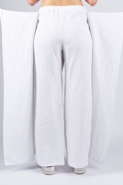 Pantalon PECHEUR blanc - Fleurs d'Ascenseurs