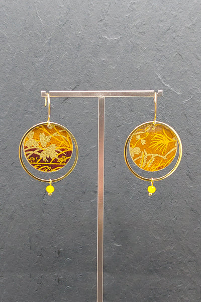 Boucles d'oreilles ASAHI Herbes folles - Fleurs d'Ascenseurs