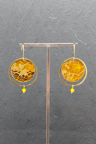 Boucles d'oreilles ASAHI Herbes folles - Fleurs d'Ascenseurs