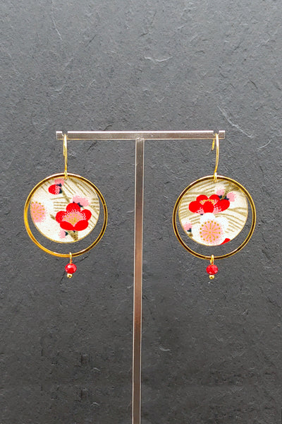 Boucles d'oreilles ASAHI Hanami - Fleurs d'Ascenseurs