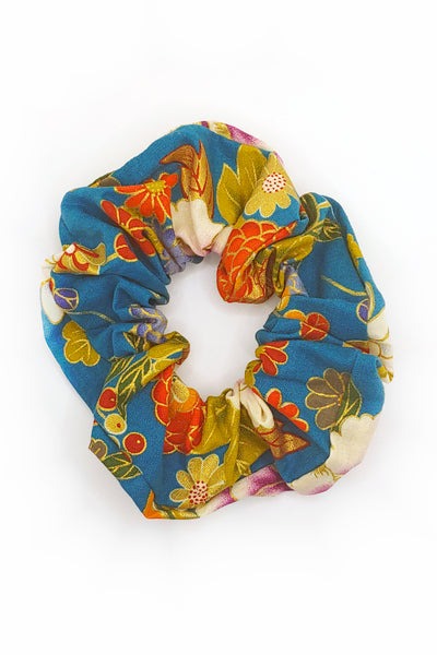 CHU CHU ! Hanabi turquoise, chouchou japonais pour cheveux