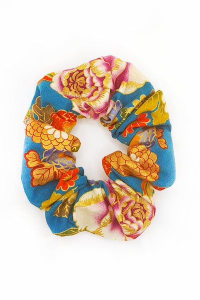 CHU CHU ! Hanabi turquoise, chouchou japonais pour cheveux