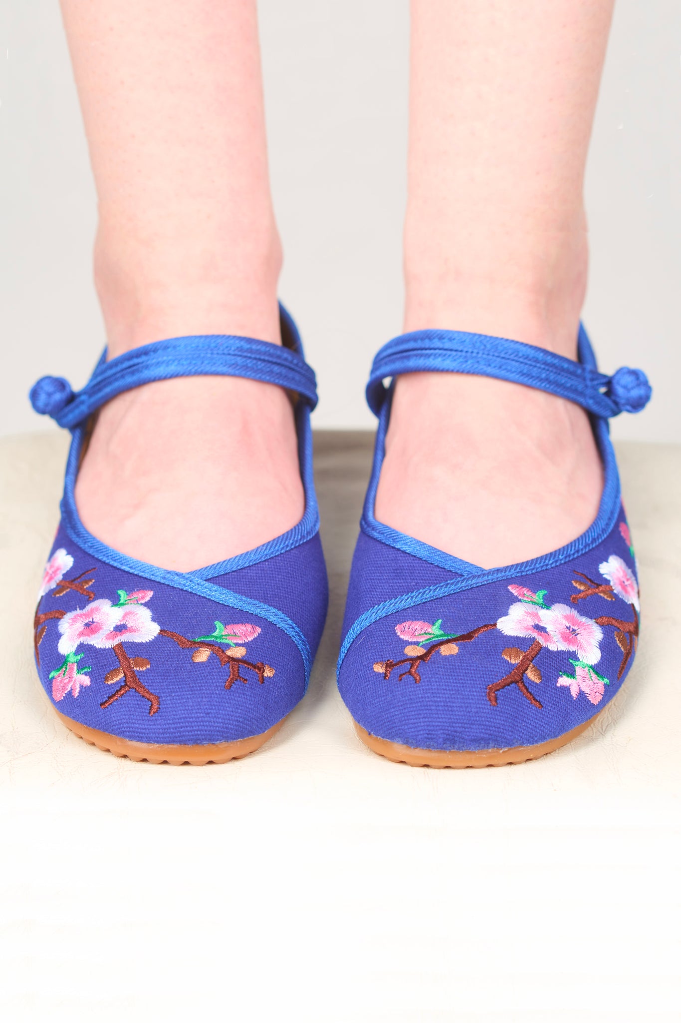 Chaussures Fleurs bleues - Fleurs d'Ascenseurs